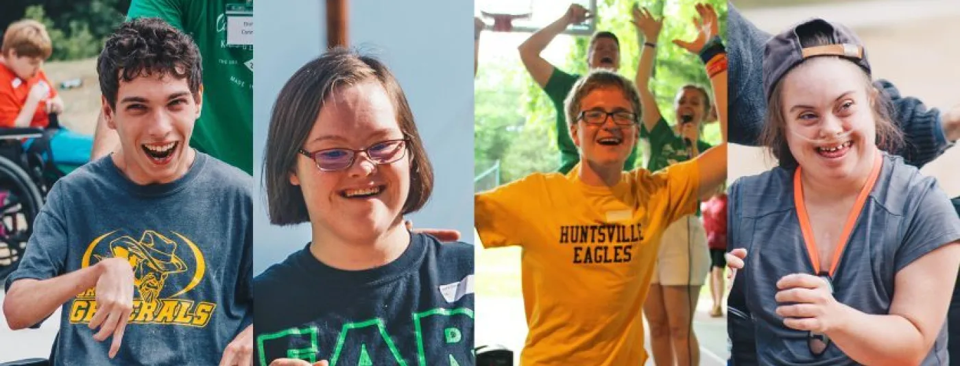 Campers leading an event at summer camp