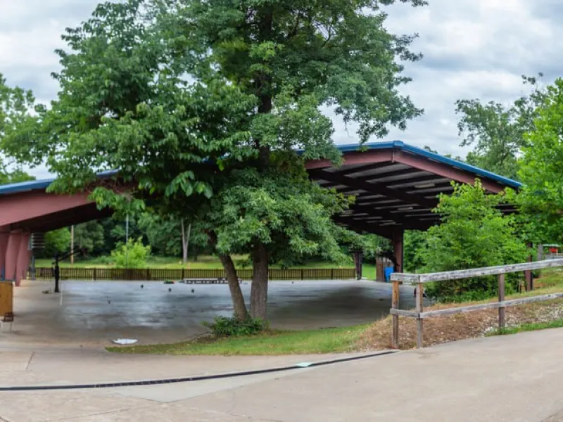 camp barnabas pavilion wide view